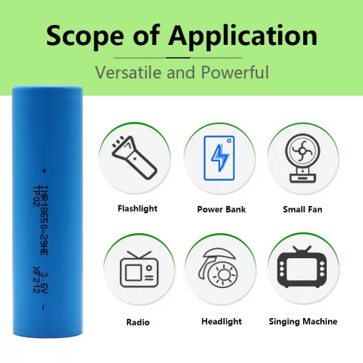 Jawepower 18650 Lithium Battery Source Manufacturer Safe Rechargeable Cylindrical Battery