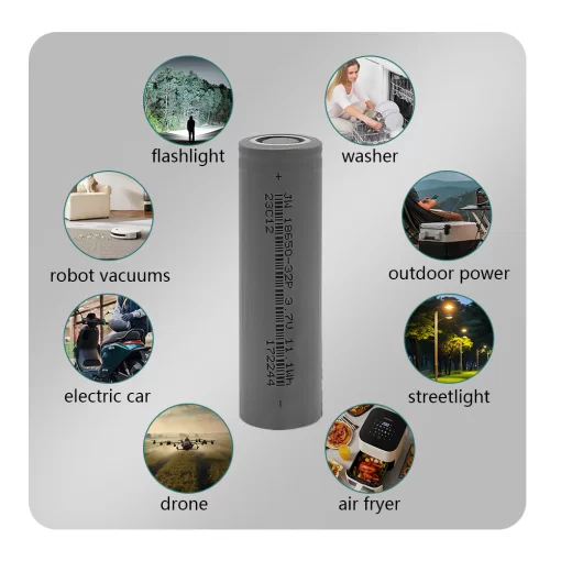The 18650 lithium battery has strong power and discharges continuously and stably.