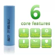 Jawepower 18650 Lithium Battery 2.7V High Capacity High Discharge Rate Rechargeable & Long-Lasting
