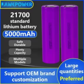 Advancing Energy Solutions: Jawepower's 21700 Rechargeable Li-Ion Battery Redefines Performance