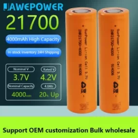 Jawepower 21700 Li-ion Rechargeable Batteries: Superior Performance and Safety