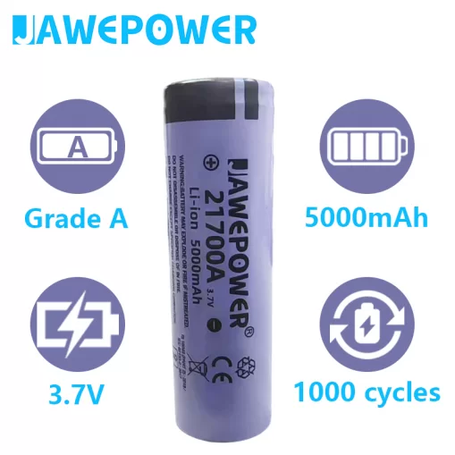 Jawepower 21700-Ternary Lithium Battery-50P