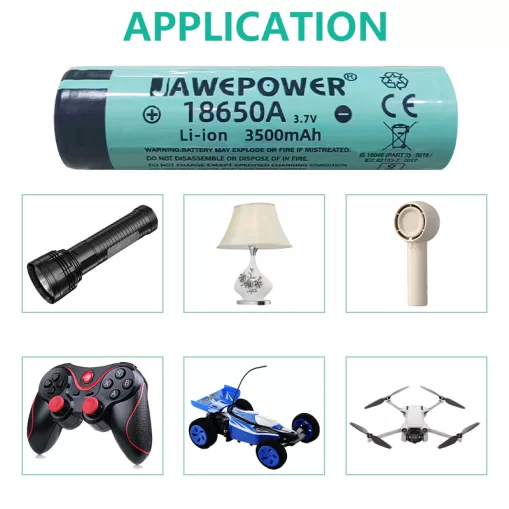 18650 Lithium Battery is of Good Quality, Resistant to Low Temperature And Has Long Battery Life Jawepower