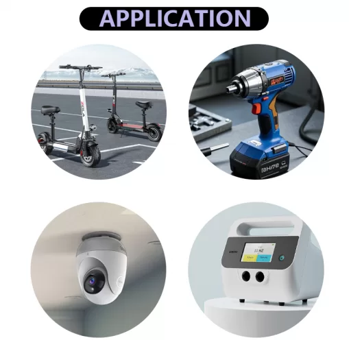 The 18650 lithium battery has strong power and discharges continuously and stably.