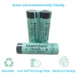 The 18650 lithium battery has strong power and discharges continuously and stably.